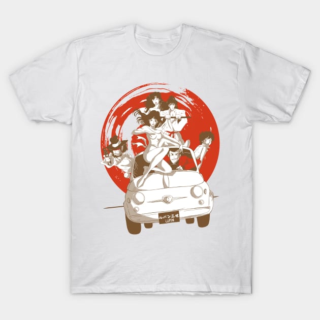Lupin iii shop t shirt